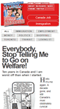 Mobile Screenshot of canadaimmigrantblog.com